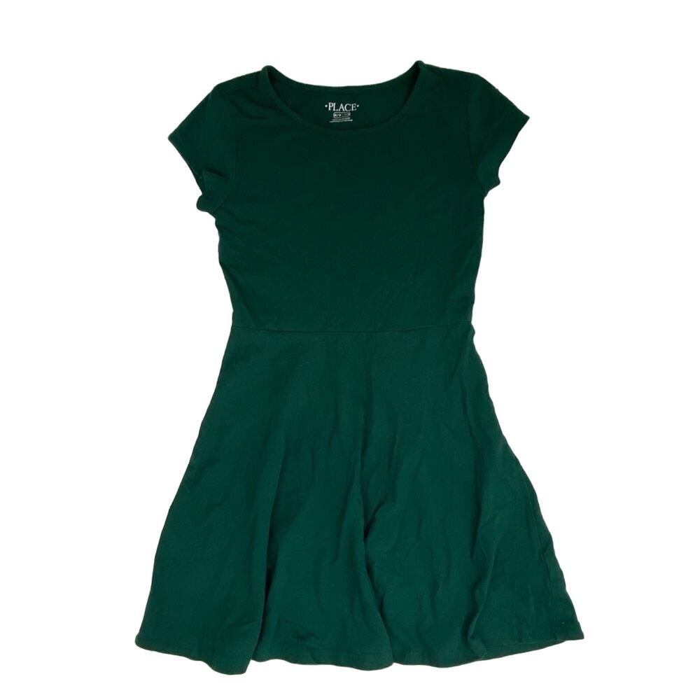 Children’s Place Girls Short sleeve Dress Size Med (7/8) Green